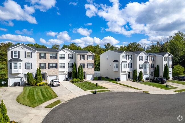 Modern style townhomes are available in Deptford Township.