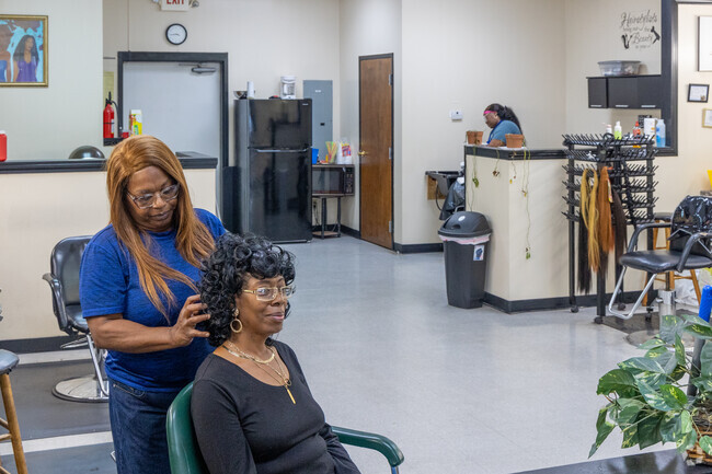 The Touch Of Glory ministry offers hair styling for the Savage-Glover community.