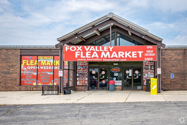Discover pre-loved and one-of-a-kind items at Fox Valley Flea Market in Light of the Community.