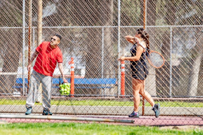 Perris Hill Tennis Courts keep SBHS residents active in San Bernardino.