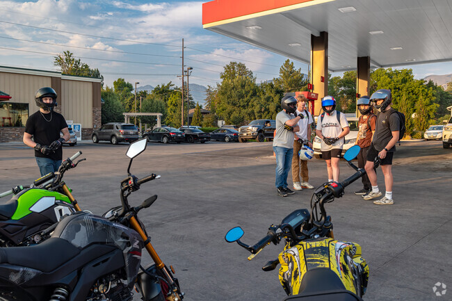 Youth meet up to ride motorcycles at Maverick’s in Bridger.