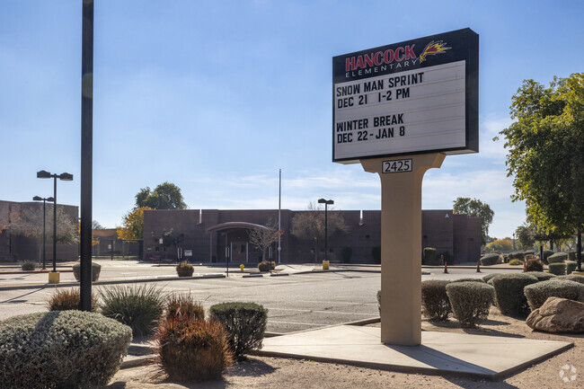 Chandler’s Hancock Elementary School teaches kids attending K-6th grades.