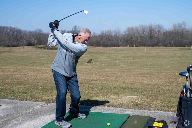 The George Dunne National Forest Preserve Golf Course Range in Oak Forest, IL.