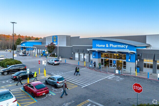 The south end of the Bernon District has big-box stores like Walmart.