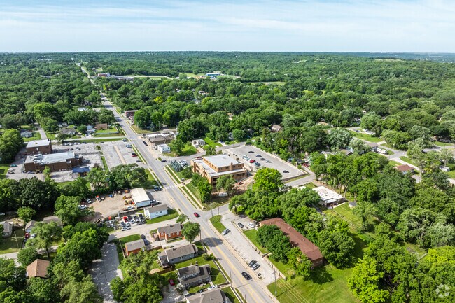 South 55th Street runs through Turner housing the library, community center and gardens.