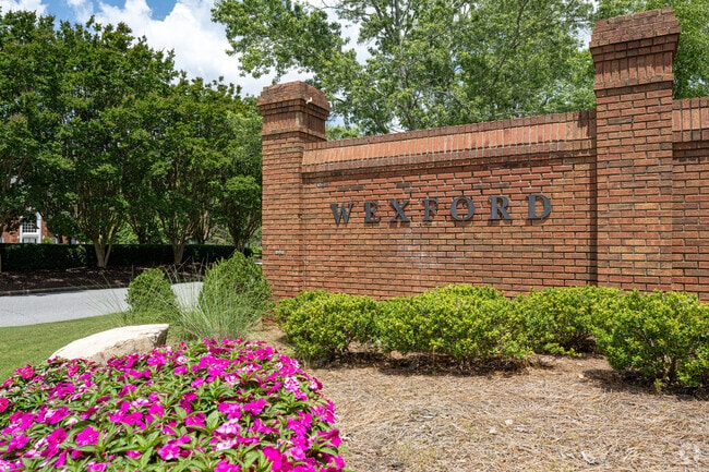 The Wexford neighborhood features a stunning landscape all around.