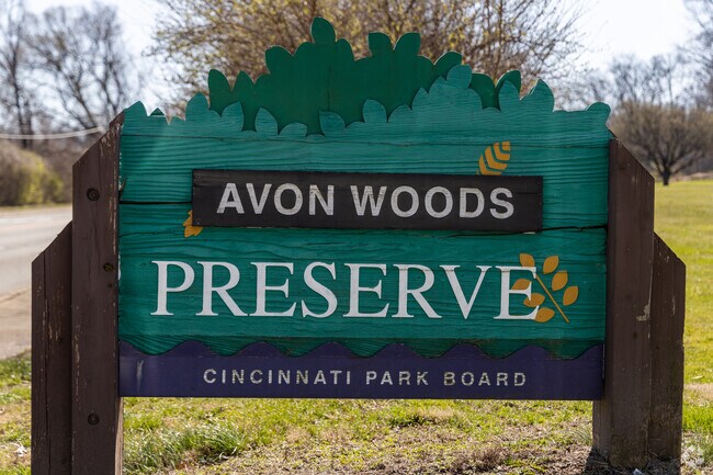 Avon Woods Preserve is in Paddock Hills an sits adjacent to the golf course.