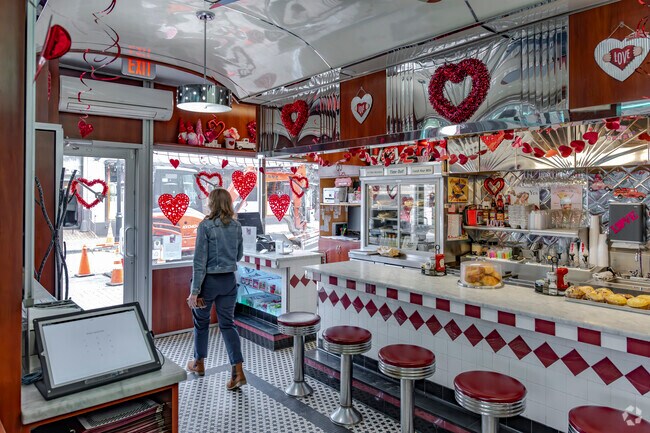 Come sit at the counter or grab a booth at the New Canaan Diner a quick trip from Silvermine.