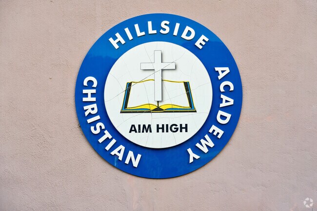 Hillside Christian Academy neighbors the Hillside Church of God.