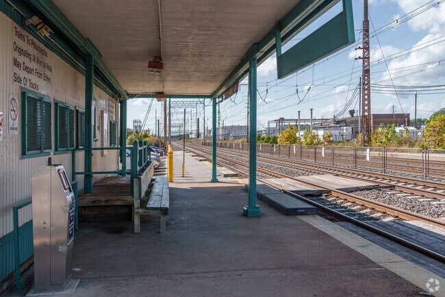 SEPTA's Marcus Hook Station provides residents with speedy transport to Philadelphia.