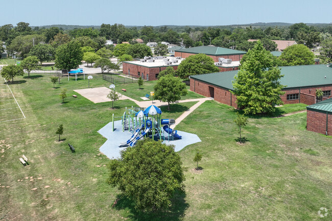 KIPP Tulsa provides playground space for kids to exercise and play.