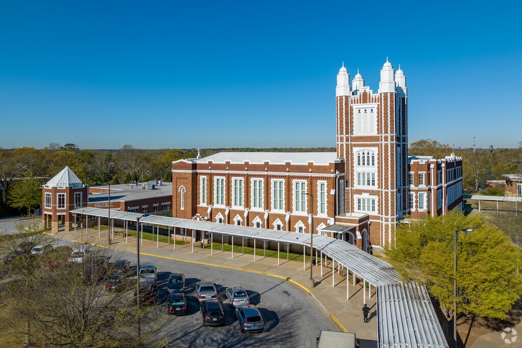 The Magnificent Main Building of Carver High School in South Atlanta