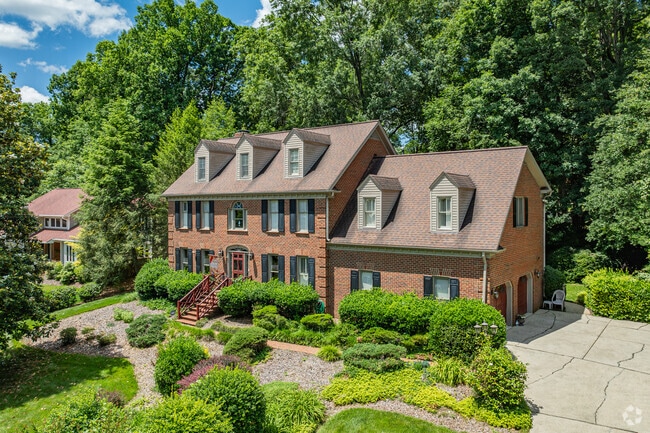 Colonial revivals are popular in Hamilton Hills.