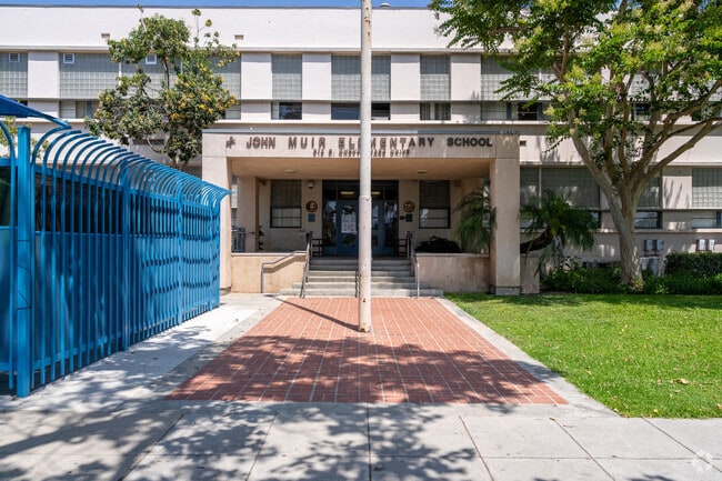 John Muir Elementary School serves around 750 students in grades K–6 within the Glendale Unified School District.