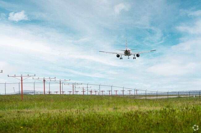 Raleigh-Durham International Airport is 18 miles north of Apex.