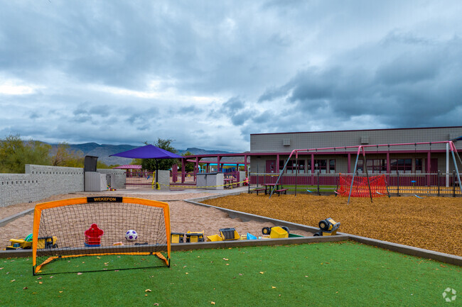 students love the playground at Tanque Verde Elementary School in Tucson, Arizona