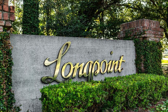 The Longpoint entrance welcomes residents to a vibrant community.