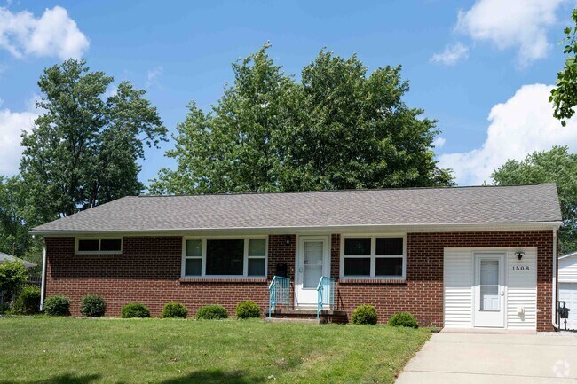 One of the many of the ranch style homes located in the quiet Garden Hills area.