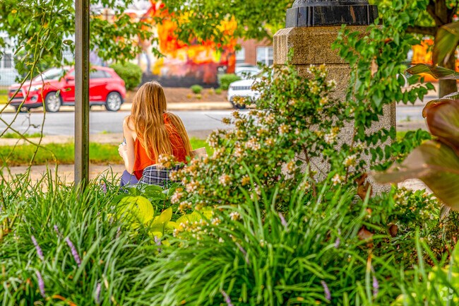 Dickinson Square West has natural beauty with green spaces for everyone.