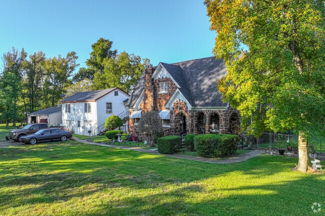 You'll see custom stone homes among many other in Vivian.