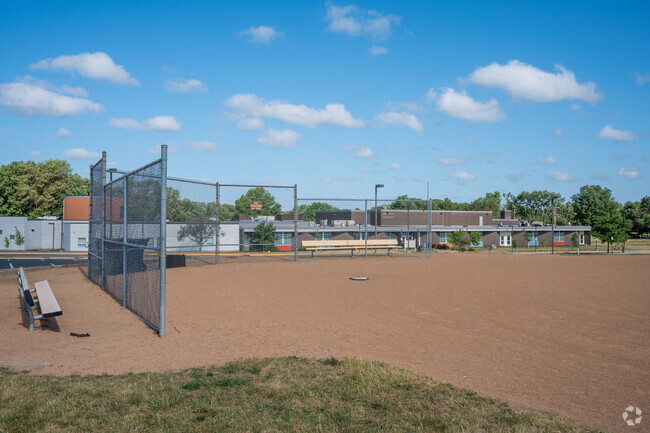 Oak Grove Middle School has several baseball fields.