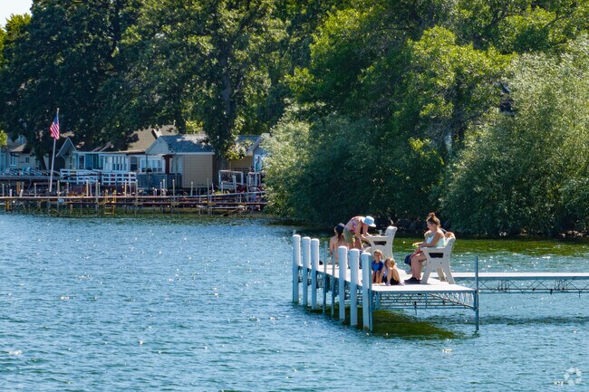 Orleans kids enjoy fishing and picnics off the pier at Templar Recreation Area.