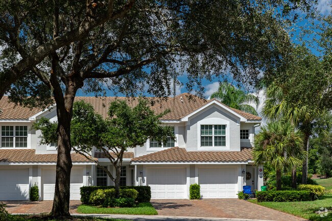 The Brooks features townhomes and condominiums with private garages.