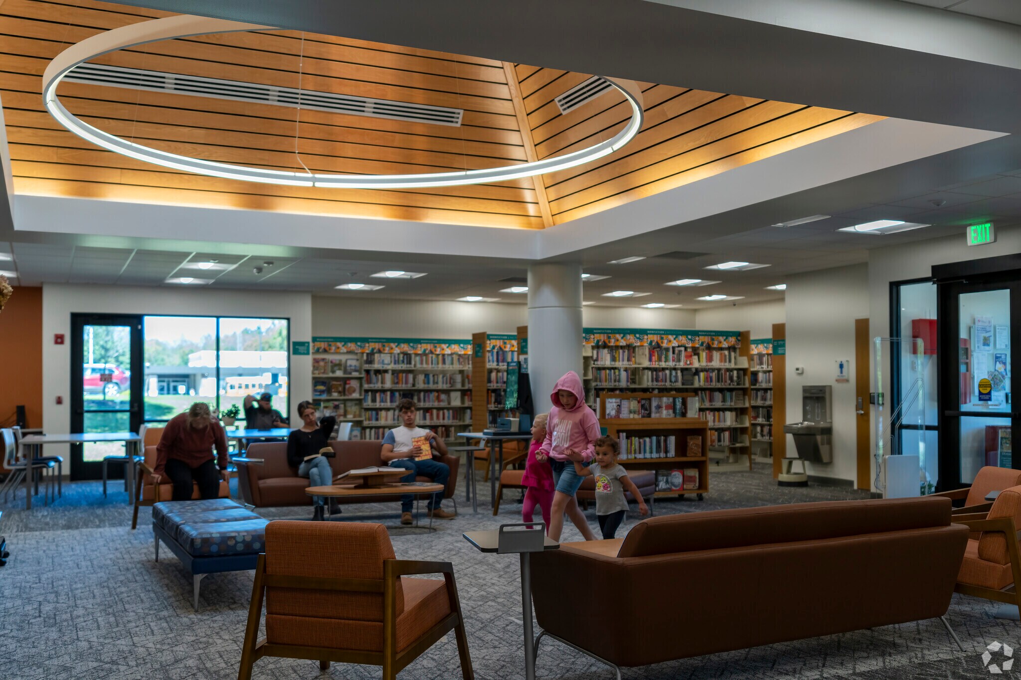 Evergreen residents head to the Osolo Branch Library for the latest books to read.