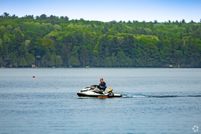 Lake Ann is a local hotspot for water recreation near Hardwood Acres.