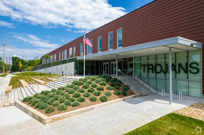 Jarrett Middle School has an average enrollment of around 500 students.