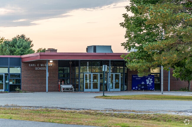 Earl C. McGraw School serves students Pre-K to 5th grade in Hampden, Maine.