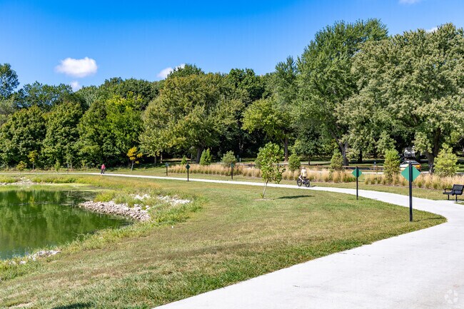 Saddle Hills is just south of Lake Cunningham, providing ready access to nature.