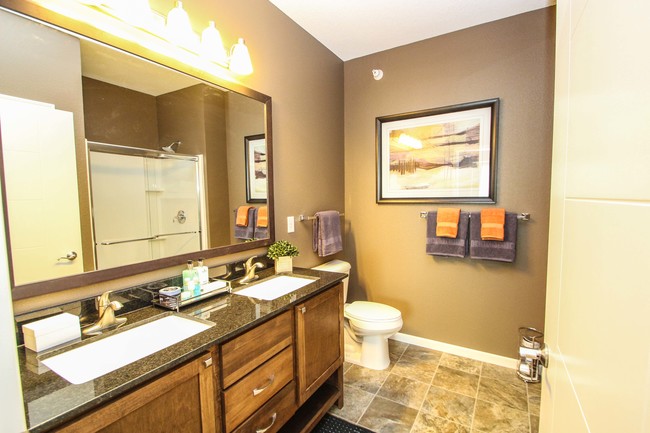 The Monroe master bathroom