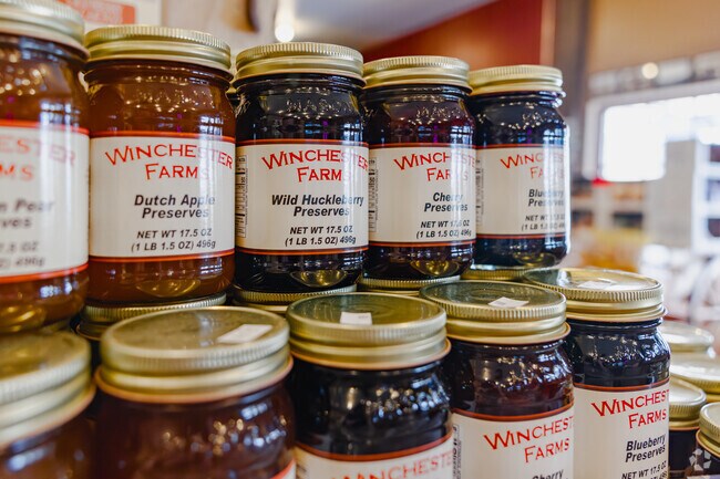 Check out some fruit spreads at Winchester Farms Country Market in Outer San Jacinto.