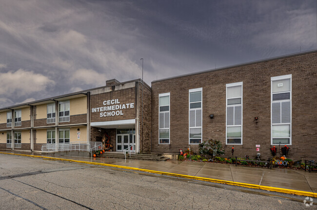 Students living in Cecil attend Cecil Intermediate School which is highly rated.