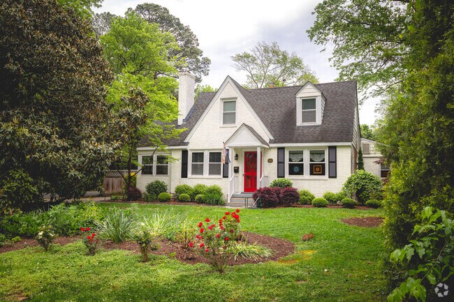 Gothic influences meet Cape Cod style with steep pointed roof lines in Westham.