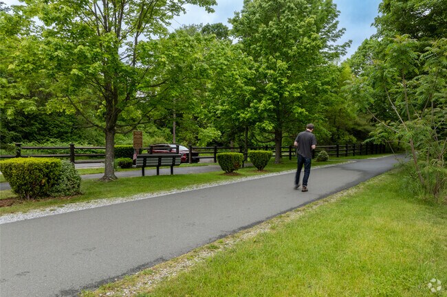 The Ashuwillticook Rail Trail stretches through the Eastern part of Lanesborough and is popular for casual strolls or more serious hikes.