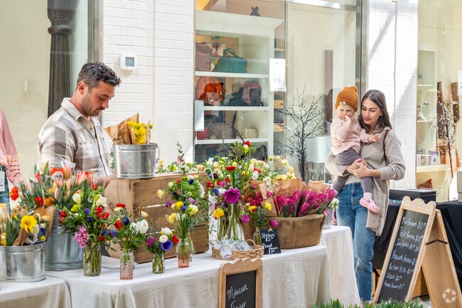 Downtown Worthington’s Farmers Market, 3 miles south of Worthingview, runs every Saturday.