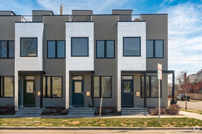 There are several modern townhome options like this in Cole.