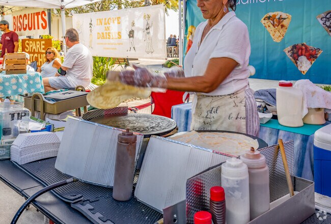 Sunday's Farmers Market at Waterside Place is a popular outing for locals in Lakewood Ranch.