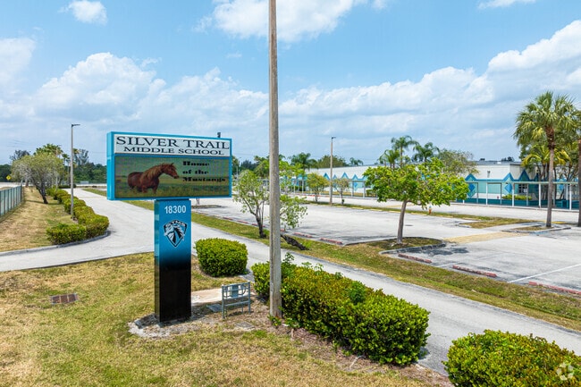 The Silver Trail Middle School is located near the Chapel Trail neighborhood.