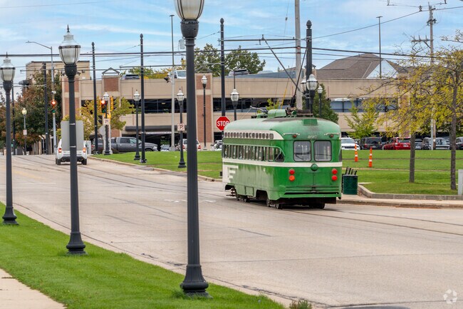 Take a ride on the Kenosha's electric streetcar just five minutes from St. Peters.