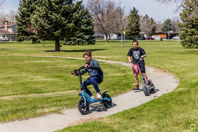 It's common to see kids riding through the neighborhood in style in South Side.