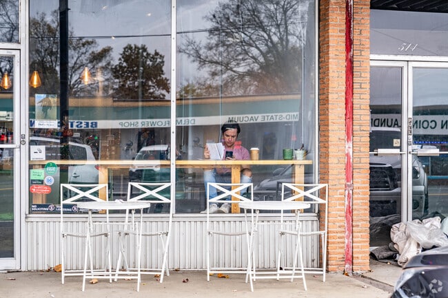Midtown Coffee is a quiet place to work or read in the Madison neighborhood.
