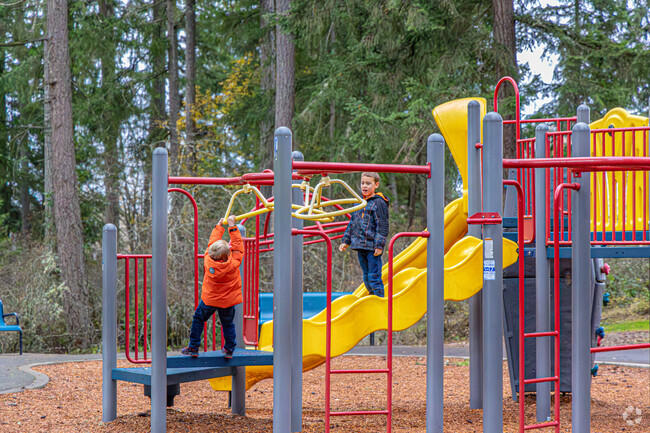 Meridian Neighborhood Park is a favorite hangout for kids of all ages.
