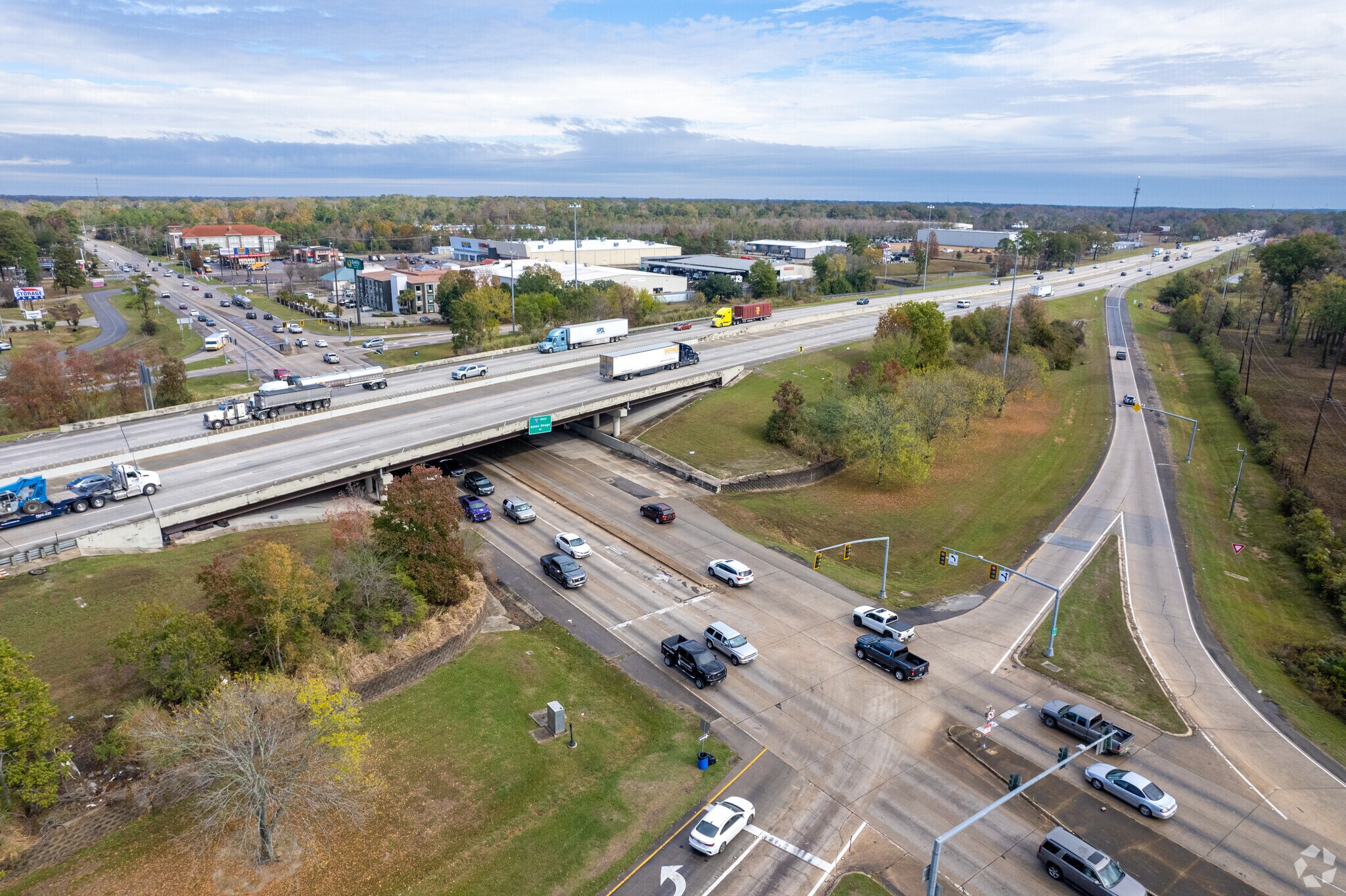 Shenandoah has access to I-12 going East and West.
