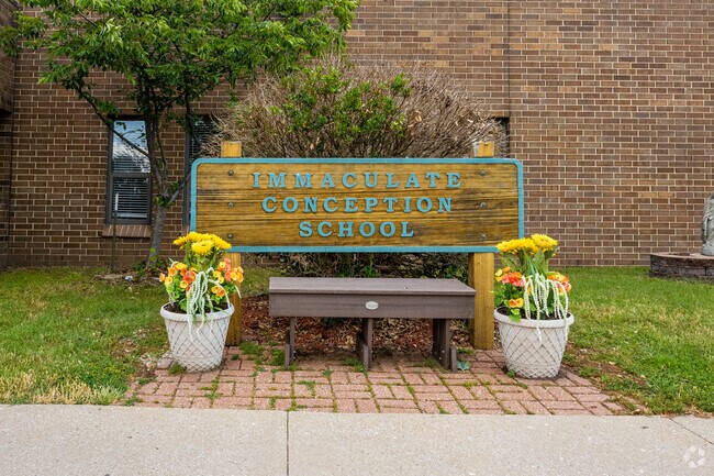 Immaculate Conception shares facilities with the Immaculate Conception Catholic Church.