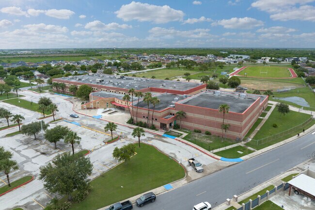 Garcia Middle School hosts grades 6th to 8th in the city of Brownsville.