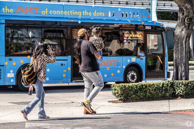 Anaheim Resort Transit travels all around Disneyland to help visitors get around.