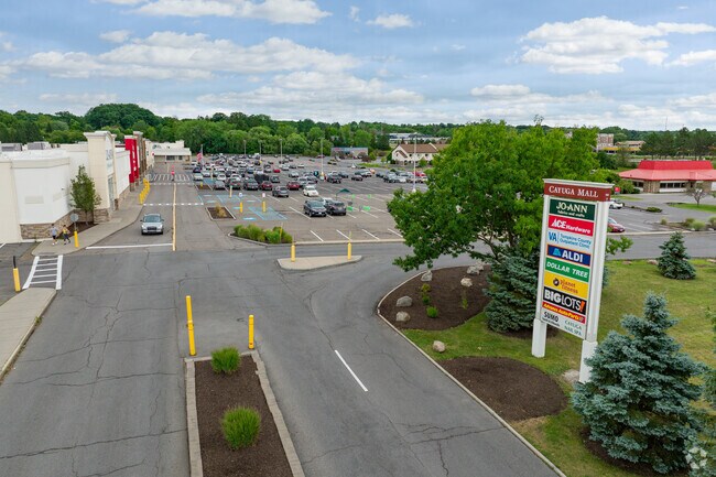 The Cayuga mall is one of three large shopping centers in Northeast Ithaca.
